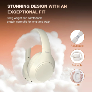 Купить  наушники Fifine X3 Wireless Headsets, White-5.jpg